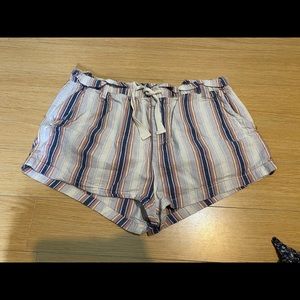 Harlow Striped Canvas Shorts